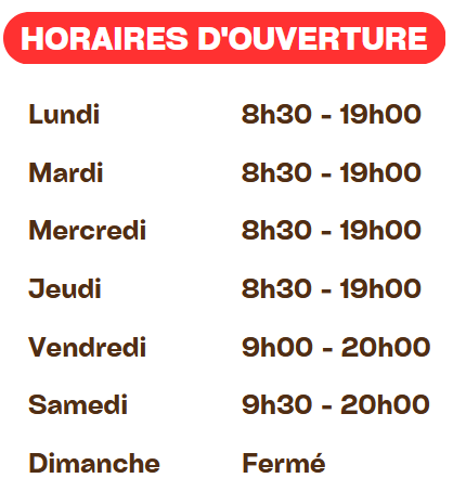 Horaires GWmultiservice